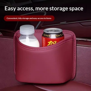 Caja de Almacenamiento Lateral para Puerta de Coche Z-030, Bolsa Interior, Portavasos, Cubo de <span class=keywords><strong>Basura</strong></span>, Soporte Multifunción para <span class=keywords><strong>Teléfono</strong></span> Móvil - Product Image 3