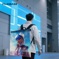 Mochila con Pantalla LED Programable P4, 3840Hz, Alto Brillo, Control por Aplicación, Cartel Móvil para Publicidad