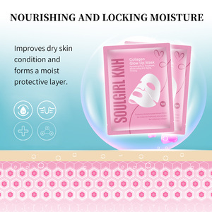 Nouveau Masque Éclat au Collagène 2.0, Masque Facial Raffermissant au Bio-collagène, Masque Hydratant Anti-Âge en Tissu pour une Peau de Verre - Product Image 4