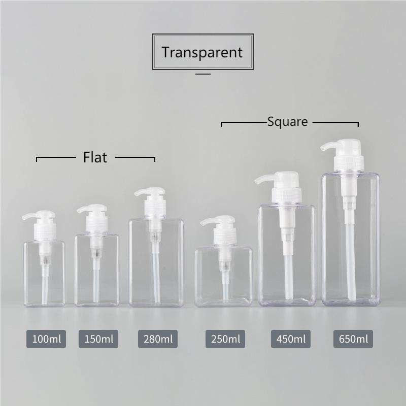 ขวดใส + ปั๊มโปร่งใส