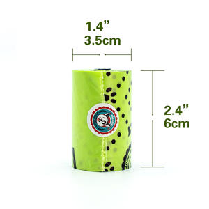 Dispensador de bolsas de caca de mascotas con cordón, bolsas de basura a prueba de fugas de 150 unidades, soporte para bolsas de caca de perro para correa - Product Image 5