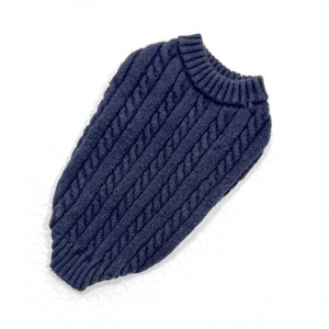 Gilet Classico a Righe per Cani e Gatti, Autunno/Inverno, Stile Orsacchiotto, Traspirante, Confortevole, in Lana Ricamata, Anallergico, Abbigliamento Caldo - Product Image 6