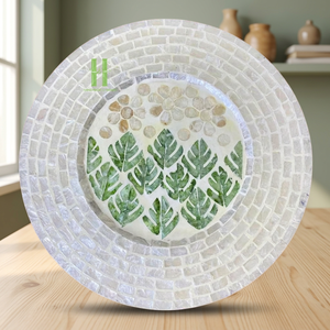 BEST SELLER New Product Mother of Pearl <b>Round</b> <b>Placemats</b> For Party Modern Style Decoration <b>Placemats</b> For Dinner From Vietnam - Product Image 1
