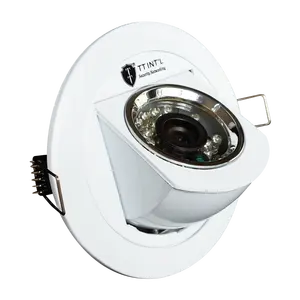 1080P Full HD analogique AHD, montage au plafond, Vision nocturne infrarouge, Spot ampoule, caméra cachée