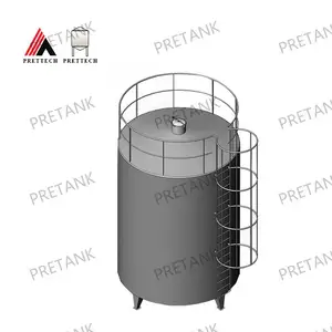 Low -cost maintenance Inox 304 10000L food gradesoybean oil storage tank