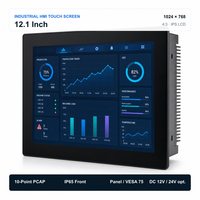 Pantalla Táctil Industrial de 7-21.5 Pulgadas, Panel PC HMI Capacitivo, Android/Linux/Windows Opcional, LETPCBA, Pantalla Industrial