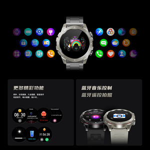 สมาร์ทวอทช์ <span class=keywords><strong>N9</strong></span>กลางแจ้งสำหรับเล่นกีฬา, นาฬิกาอัจฉริยะแบบสั่งทำกันน้ำโทรได้มีการตรวจวัดความดันการหายใจไฟฉาย IP68 - Product Image 4