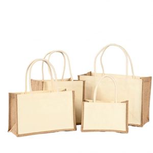 Promotion Custom Women's Cotton <b>Canvas</b> <b>Tote</b> <b>Bag</b> Natural Durable With Long Handle and Cartoon Pattern for Shopping - Product Image 1
