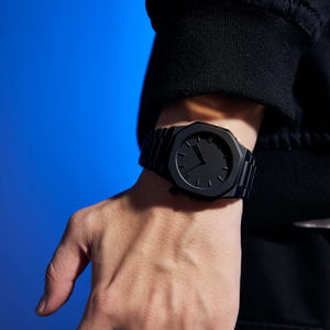 물고기 남자 럭셔리 석영 손목시계 이슬람 아잔 이슬람 아랍어 종교기도 시간 시계 남성용 Montre Homme Reloj - Product Image 4