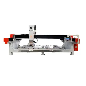 promotional sale cnc ganger water jet 45 degree cutter bridge cutting machine GQ-3220B machine for granite stone saw machinery