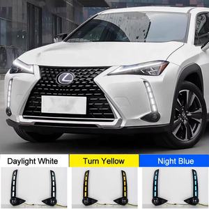 Gran oferta DRL para <span class=keywords><strong>Lexus</strong></span> <span class=keywords><strong>UX</strong></span> 2019 - 2025 LED Luz de circulación diurna lámpara de conducción señal de giro luces antiniebla 12V luz diurna - Product Image 2