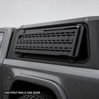 Capot rigide en aluminium pour pick-up, type Gull Wing, avec portes relevables, fenêtres à persiennes et porte-bagages de toit pour Ford Ranger OEM ODM