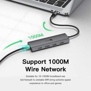 UNIEAN, venta al por mayor, concentrador USB tipo C, 10 puertos HUD, 8 en 1, concentrador USB C, concentrador USB C 3,0, estación de acoplamiento adaptadora 10 en 1 para <span class=keywords><strong>Macbook</strong></span> Pro - Product Image 5