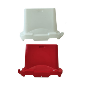 Blanco 100x40x70H Apilable Road Barrier Mezcladores de asfalto Categoría de producto - Product Image 2