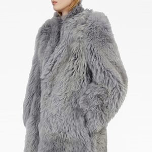 2025 High Quality Genuine Luxury Winter Extra Long <strong>Floor</strong> <strong>Length</strong> Sheep <strong>Coats</strong> Women Real Mongolian Lamb Fur <strong>Coat</strong> - Product Image 6