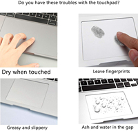 LFD 02 Film protecteur anti-rayures anti-reflets imperméable AG de qualité supérieure pour MacBook, autocollant pour coque, film PET