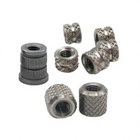 Écrous moletés aveugles en aluminium anodisé, zingués/galvanisés M3 M4 M5 M6 pour l'assemblage de claviers mécaniques personnalisés