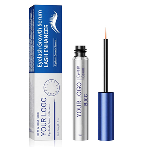 Accélérateur organique de croissance de cils personnalisé pour améliorer <span class=keywords><strong>la</strong></span> croissance en gros naturelle rose avec de l'huile de ricin Sérum rehausseur de marque privée - Product Image 1