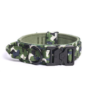 Großhandel Hundetrainings-Set mit Halsband und Leine mit Metallschnalle für mittelgroße und große Hunde, weich gepolstertes Luxus-Hundehalsband - Product Image 4