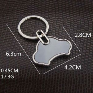 House Shape <b>Keychain</b> Blank Engrave Sublimation Metal Key Chain Custom Key Ring Beer Bottle Opener <b>Keychain</b> Real Estate Key Ring - Product Image 4