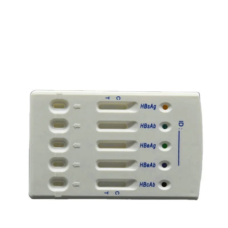 Tiras de Cassette anticuerpo para prueba de virus, kit de tiras de Cassette para prueba de virus, HCV A Vitus, 1 Paso
