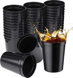 Gobelets en plastique carrés personnalisés de 16 oz, cadeaux de fête et de mariage personnalisés, bouteilles de sport avec logo imprimé - Product Image 2