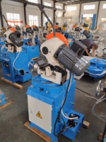 Machine de découpe automatique en acier inoxydable pour tuyaux métalliques, machine de découpe d'angle 45-90 degrés pour tuyaux semi-circulaires 425