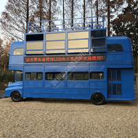 Chariot de repas à deux étages pour autobus Remorques mobiles pour snacks Caravane Concession Camion de nourriture pour glaces