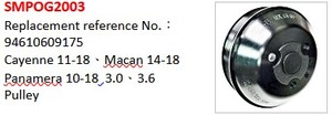 อุปกรณ์เสริมอะไหล่รถยนต์คุณภาพดีที่สุด 94610609175 SMPOG2003 รอกสําหรับปอร์เช่ - Product Image 4