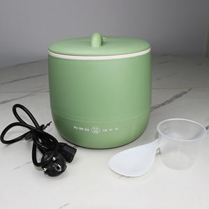 Cuisinière à riz intelligente 1,8 L 300 W pour 1 à 3 personnes, poêle électrique avec revêtement antiadhésif, <span class=keywords><strong>mijoteuse</strong></span>, mini-hot pot, appareils électroménagers 110-230 V - Product Image 6