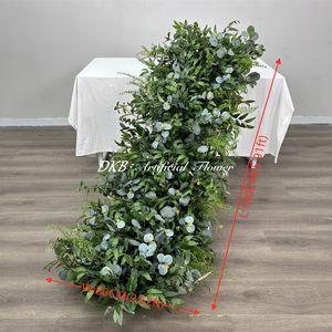Decoración de Boda Realista y Personalizada, Camino de Mesa con Plantas Artificiales de Seda de Alta Calidad, Hecho a Mano, Duradero - Product Image 2