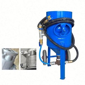 Simple Metal Rust Paint Removal Refurbishment Treatment Valve Mobile Trailer <b>Sandblasting</b> Equipment Vacuum - Product Image 4