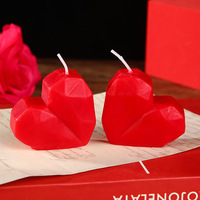Herzförmige Kerzen Großhandel für den Hausgebrauch Handgefertigte Hochwertige Valentinstag Hochzeitsgeschenke Sojabohnen-Mischwachs China