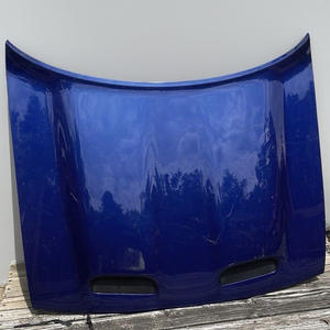 Panneau de capot en aluminium pour <span class=keywords><strong>Dodge</strong></span> <span class=keywords><strong>Challenger</strong></span> <span class=keywords><strong>SRT</strong></span> Hellcat 2015-2021, fibre de carbone, état neuf, avec 2 trous, bleu, 68259670AA - Product Image 5