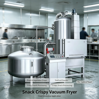 Friteuse à vide basse température REALDOT pour la production de chips de fruits et légumes, de fruits de mer et de snacks croustillants en usine de transformation alimentaire