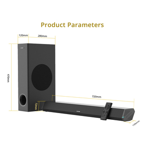 แถบเสียง SE07PD 100วัตต์2.1เสียงเบสซับวูฟเฟอร์แบบมีสายสามารถปรับเสียงแหลมได้สำหรับ PC TV Home-TV ซาวด์บาร์ - Product Image 2