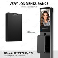 Kunci Pintu Pintar Pengenal Wajah 3D Dengan Kamera dan Sidik Jari Tuya Wifi Smart Lock Kunci Pintu Digital Harga Pabrik