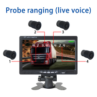 Caméra de camion 9-30V capteur de stationnement disque dur de 360 degrés se connecter à DVR pour camion/bus/ RV Bibi son capteur de stationnement de camion