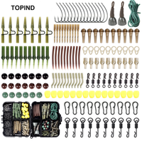 Topin — Kit d'accessoires de pêche à la carpe, 214 pièces, matériel, boîte à Double couche