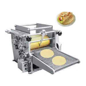 Latest version automatic roti pizza dough maker machine pizza dough maker roller base forming machine