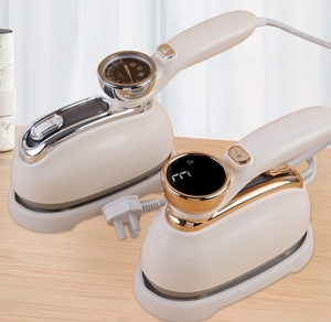 Plancha de vapor portátil con pantalla digital, para ropa, uso doméstico, plancha anfibia en seco y húmedo, giratoria, esencial. - Product Image 1