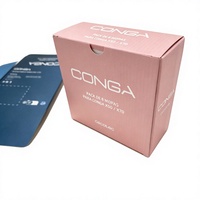 Caja de Cartón Corrugado de Materiales Reciclados, Caja Plegable con Logotipo Personalizado, Impresión UV a Color, Laminado Mate de 2mm, Caja de Regalo para Cosméticos