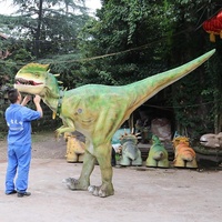 Vente flash : Costume de dinosaure animatronique réaliste en silicone grandeur nature pour adultes - Location pour parcs d'aventure, jardins, intérieur/extérieur