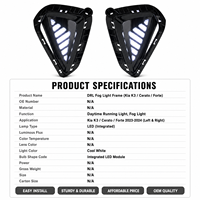 Ensemble de feux antibrouillard à LED haute luminosité, feux de jour avec clignotants pour Kia K3 Cerato Forte 2023 2024