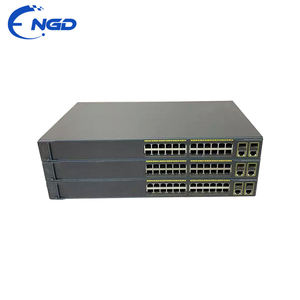 Commutateur Ethernet 24 ports <span class=keywords><strong>WS</strong></span>-<span class=keywords><strong>C2960</strong></span>-<span class=keywords><strong>24TC</strong></span>-<span class=keywords><strong>L</strong></span> d'origine avec deux liaisons montantes Gigabit pour une transmission de données fiable - Product Image 3