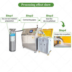 Granulateur de CO2 manuel pour la production de granulés, ligne de granulation, machine à glace sèche liquide en granulés - Product Image 5