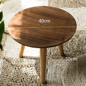 Mesa Auxiliar Pequeña <span class=keywords><strong>de</strong></span> MDF para Ventana, Mesa Redonda Pequeña para Negociaciones, Mesa <span class=keywords><strong>Plegable</strong></span> Simple para Junto a la Cama - Product Image 2