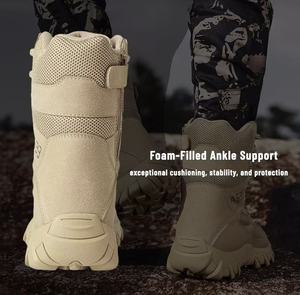 Bottes tactiques respirantes à tige haute pour hommes, bottes durables pour les forces spéciales, randonnée et entraînement <span class=keywords><strong>en</strong></span> plein air - Product Image 5