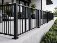 Rampe en aluminium de haute qualité Reilbu pour terrasse, jardin, balcon, escalier