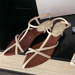 รองเท้าแตะแบบสวม XSD รุ่นใหม่ประจำฤดูร้อน ปี 2025 ลายไขว้ ดีไซน์หรูหราและสวมใส่สบาย - Product Image 2